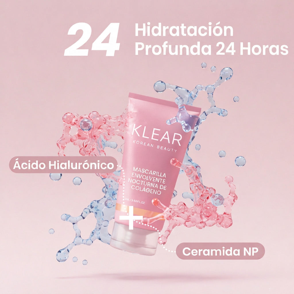 Mascarilla Nocturna Envolvente de Colágeno